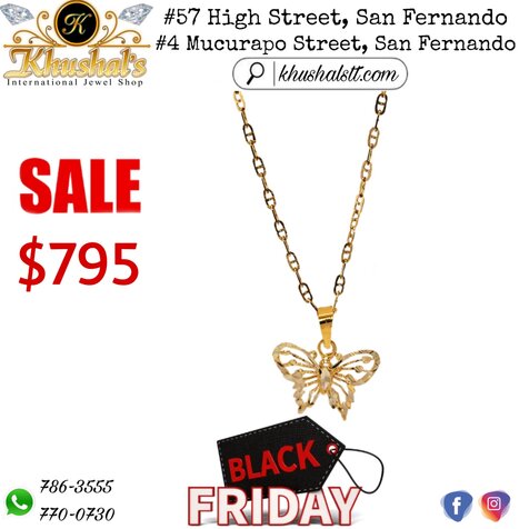 Black Friday Special Chain & Pendant 10K Gold - Khushal's